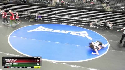 123 lbs Champ. Round 1 - Kohen Tran, Corner Canyon vs Denver Ellis, Box Elder