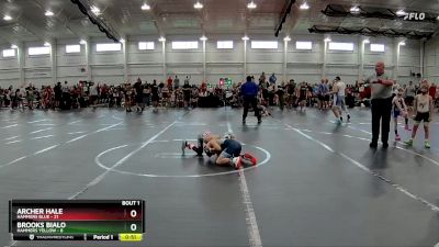 64 lbs Finals (2 Team) - Brooks Bialo, Hammers Yellow vs Archer Hale, Hammers Blue