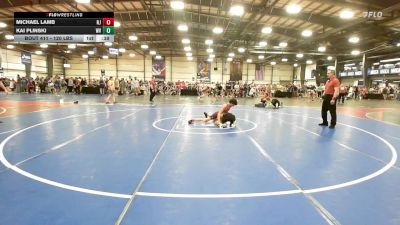 120 lbs Consi Of 8 #2 - Michael Lamb, NJ vs Kai Plinski, WV