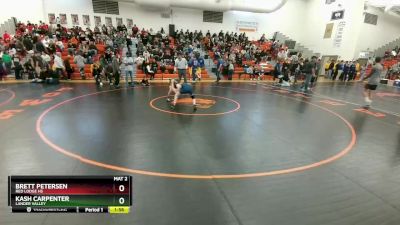 106B Round 3 - Kash Carpenter, Lander Valley vs Brett Petersen, Red Lodge HS