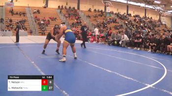 285 lbs 7th Place - Tashaud Nelson, Apple Valley vs Legend Matautia, Punahou