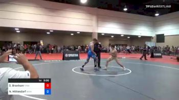 160 kg Prelims - Dustin Branham, Tennessee vs Noah Mittendorf, Bronco Wrestling Club