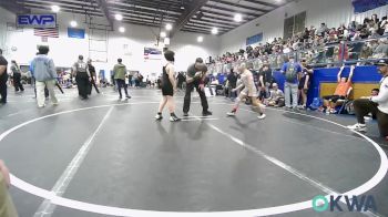 85 lbs Consolation - Mason Giberti, Mustang Bronco Wrestling Club vs Nathanial Brunson, Noble Takedown Club