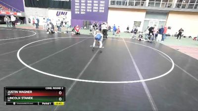 97 lbs Cons. Round 2 - Lincoln Stanek, WI vs Justin Wagner, WI