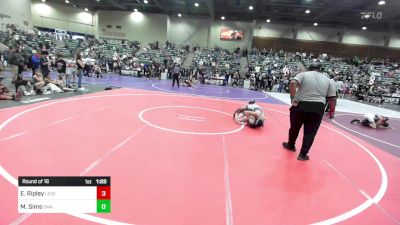 137 lbs Round Of 16 - Elijah Ripley, Legends Of Gold vs Matteo Sims, Swamp Monsters WC