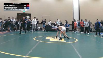 115 lbs Champ. Rd Of 32 - Brian Trujillo, Drillmasters vs Ryan Ryszetnyk, Savage Wrestling Academy