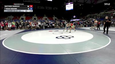 215 lbs Champ. Rd Of 128 - Matthew Harrold, MA vs Noah Weaver, IN