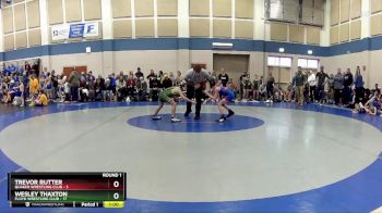 63 lbs Round 1 (10 Team) - Wesley Thaxton, Floyd Wrestling Club vs Trevor Rutter, Quaker Wrestling Club