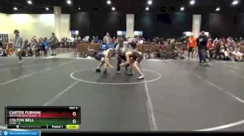 98 lbs Round 1 (8 Team) - Carter Furman, Backyard Boyz Black vs Colton Bell, CFWA