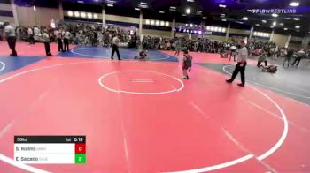 58 lbs Consi Of 8 #1 - Samerica Rialmo, Americana Jiu Jitsu Collective vs Emilio Salcedo, Tucson Cyclones