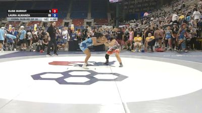 140 lbs Cons. Sub-rd Of 32 - Elise Burkut, Illinois vs Laura Almanza, New Mexico