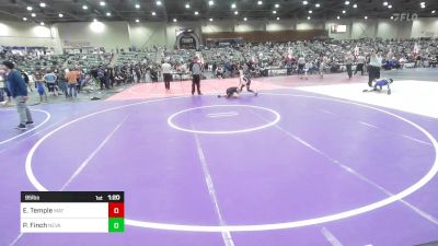 95 lbs Round Of 16 - Ethan Temple, Mat Time vs Peyton Finch, Nevada Elite