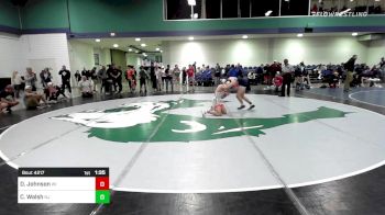 126 lbs Consi Of 64 #2 - Dawson Johnson, WI vs Carson Walsh, NJ