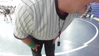 40-43 lbs Round 2 - Mila Lopez, Socal Hammers Wrestling Club vs Leia Gonzalez, Threshold Wrestling Club