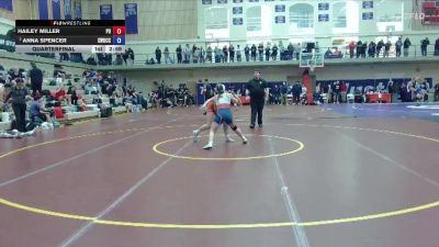 138 lbs Quarterfinal - Hailey Miller, Pacific University vs Anna Spencer, Southwestern Oregon CC