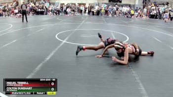 90 lbs 1st Place Match - Colton Dukehart, MD Maniacs vs Miguel Terrell, Severn Seminoles
