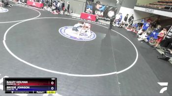 165 lbs Round 4 (16 Team) - Bailey Holman, SDIKWA-FR vs Brodie Johnson, SJWA-FR