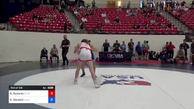 79 kg Rnd Of 128 - Aaron Ayzerov, New York City RTC vs Sam Beckett, Pennsylvania