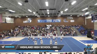 Highland High School - Highland High School [2022 Varsity Show Cheer Novice Day 1] 2022 USA Utah Regional I