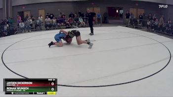 193 lbs Round 5 (8 Team) - Ronan Wunsch, Kansas Pythons vs Jayden Dickerson, Iowa PWC