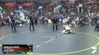 130 lbs Semifinal - Ethan White, Birch Run PFY WC vs Angellaya Burden, Oc Thunder WC