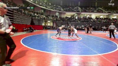144-4A Cons. Semi - Meco Favors, St Pius X School vs Noah Pieterick, Jones County