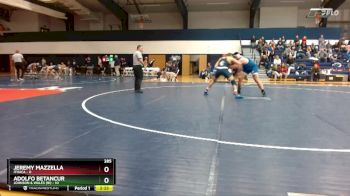 285 lbs Finals (2 Team) - Adolfo Betancur, Johnson & Wales (RI) vs Jeremy Mazzella, Ithaca