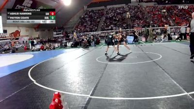 5A 132 lbs Cons. Round 1 - Ashlei Hawkins, Sandpoint vs Payton Coats, Burley