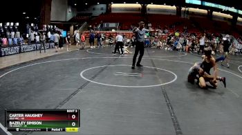 130 lbs Round 1 (6 Team) - Bazeley Simison, TB Legacy vs Carter Haughey, Silo WC