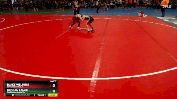 57 lbs 3rd Place Match - Brogan Lange, Caledonia/Houston vs Blake Welinski, Royalton-Upsala