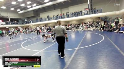 69 lbs Semis & 3rd Wb (16 Team) - Ezra Gamber, Shootbox vs Trig Klingler, Sanderson Wrestling Academy