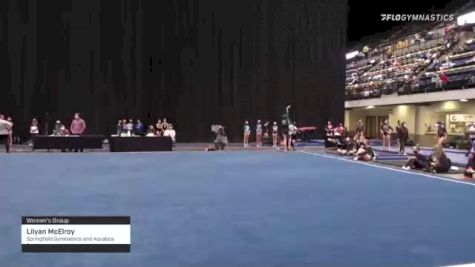 Lilyan McElroy - Women's Group, Springfield Gymnastics and Aquatics Center - 2021 Women's Xcel Region 4 Championships