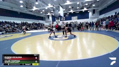 165 lbs Cons. Round 3 - Kaleb Chapman, Pacifica Garden Grove vs Eugene Escalona, La Mirada