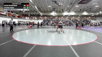 285 lbs Champ. Round 1 - Cooper Webb, Ottawa University vs Julian Bilezikjran, Missouri Valley