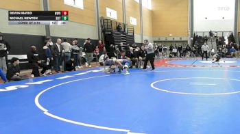 113 lbs Consi Of 8 #2 - Devon Mateo, West Springfield vs Michael Newton, Scituate RI