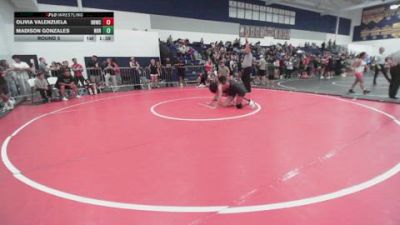 135 lbs Round 5 - Olivia Valenzuela, Rough House Wrestling Club vs Madison Gonzales, Northview