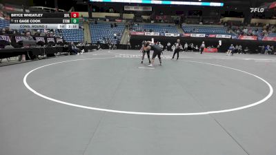 285 lbs Cons. Round 2 - 11 Gage Cook, St. Thomas vs Bryce Wheatley, Southeastern