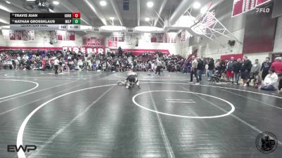 138 lbs Quarterfinal - Nathan Grossklaus, Milpitas vs Travis Juan, Gunderson