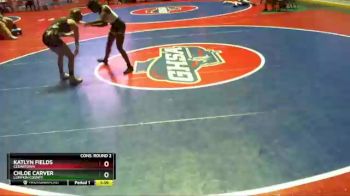 112 lbs Cons. Round 2 - Chloe Carver, Lumpkin County vs Katlyn Fields, Cedartown