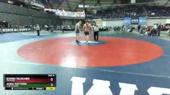 4A 220 lbs Quarterfinal - Koen Mattern, Lake Stevens vs Evann Tauscher, Eastlake