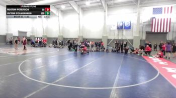 120 lbs Champ. Round 1 - Victor Colmenares, Lehi vs Ruston Peterson, Grand County