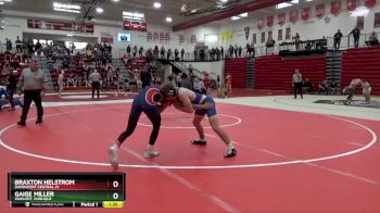 144 lbs Quarterfinal - Gaige Miller, Wahlert, Dubuque vs Braxton Helstrom, Davenport Central JV