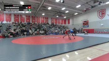 120 lbs Cons. Semi - Isaiah Rodriguez, Fort Lupton vs Aven Bourriague, Ignacio