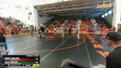 87-94 lbs Round 1 - Alexis Offley, Cody Wrestling Club vs Gabriella Hetzel, Thermopolis Wrestling Club