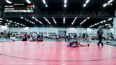 138 lbs Round 4 (6 Team) - Nate Davis, The Dream Team vs James Duke, Slate Wrestling Academy