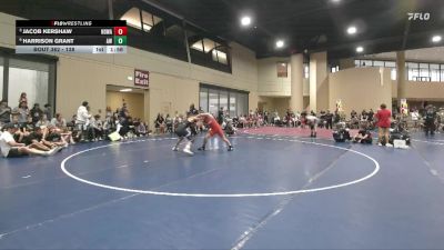 138 lbs Quarterfinal - Jacob Kershaw, North DeSoto Wrestling Academy vs Harrison Grant, AuburnTakeDown Wrestling