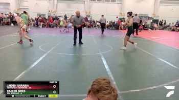 132 lbs Round 4 (8 Team) - Jaiden Sarabia, Team Shutt Dethrone vs Caelyb Sides, Tar River WC