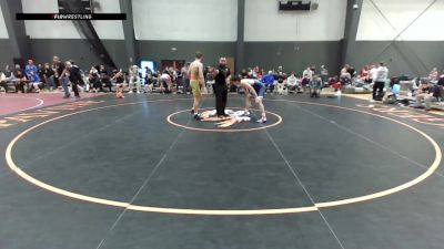 Junior Boys FS - 157 lbs Champ. Round 2 - Aidan Kirk, NV vs Tommy Holguin, CA