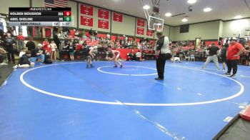92 lbs Semifinal - Holden Moushon, Skiatook HS vs Abel Sheline, Bartlesville