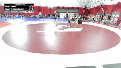 132 lbs Semis & Wb (16 Team) - Embry Meeks, Cambridge-Isanti Blue vs DeWayne Borntreger, Weyauwega-Fremont